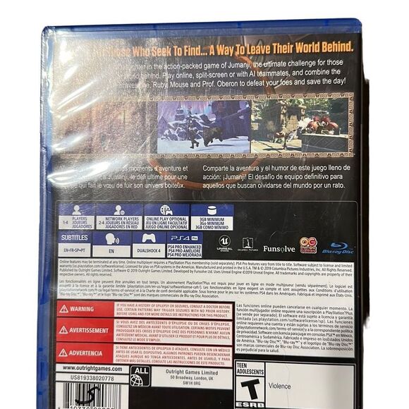 PS4‎ "Jumanji The Video Game" - Picture 3 of 4